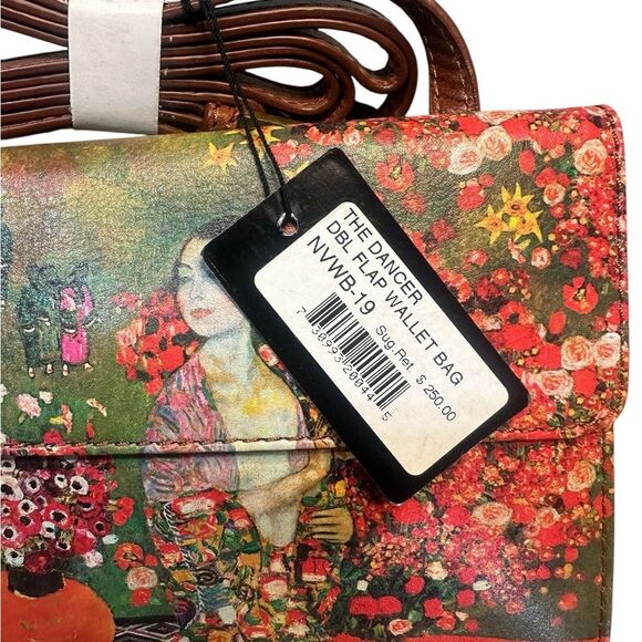 ICON Los Angeles “The Dancer” Double Flap Wallet Crossbody Bag - NWT - Picture 6 of 13